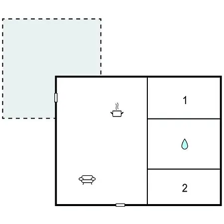 2 Bedroom Cozy In
